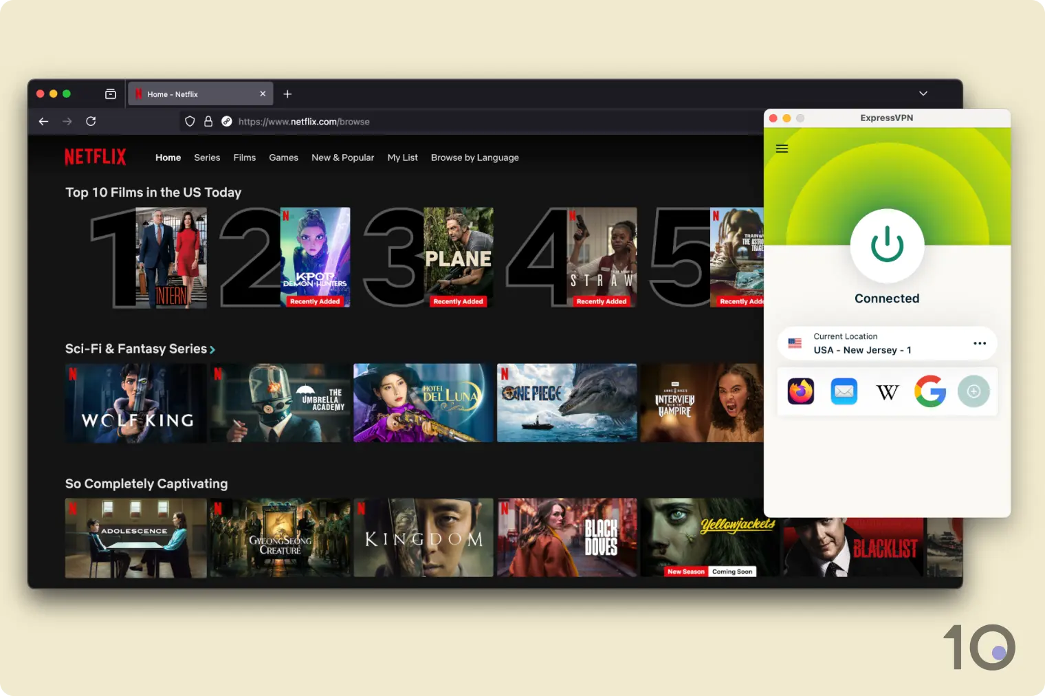 Netflix USA streamen met ExpressVPN